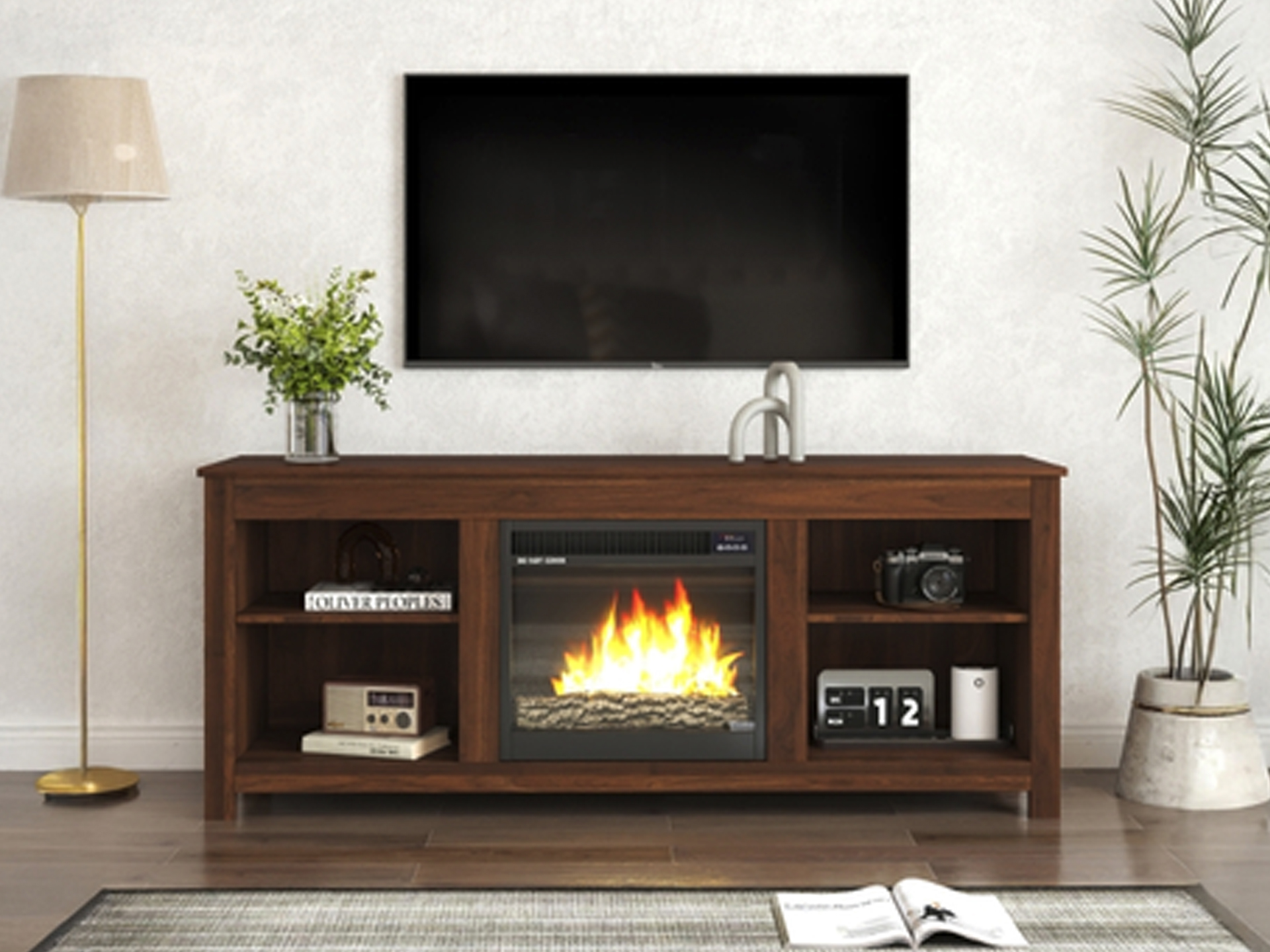 TV Stand w/ Fireplace
