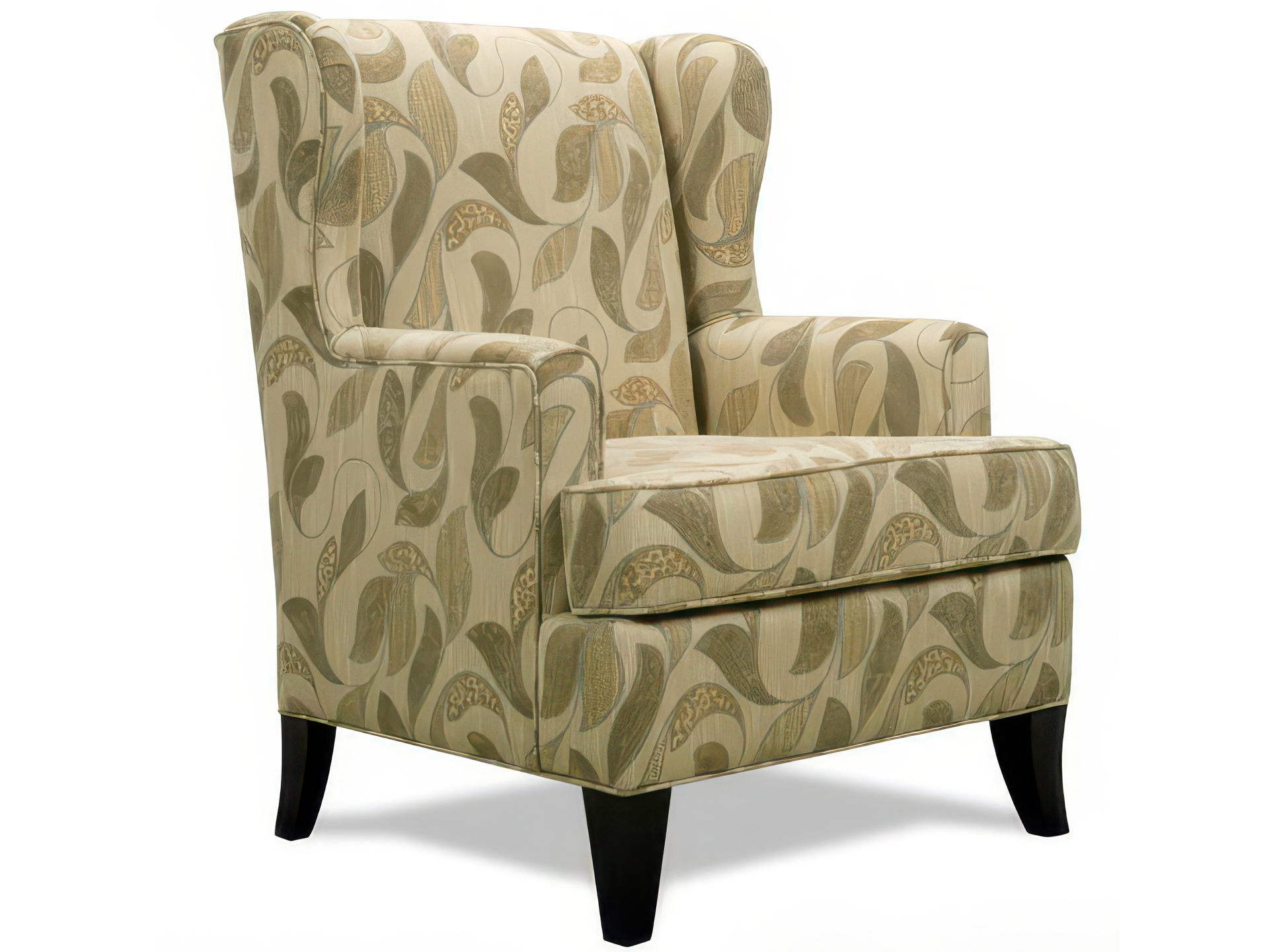 Wingback Paisley Lounge Chair