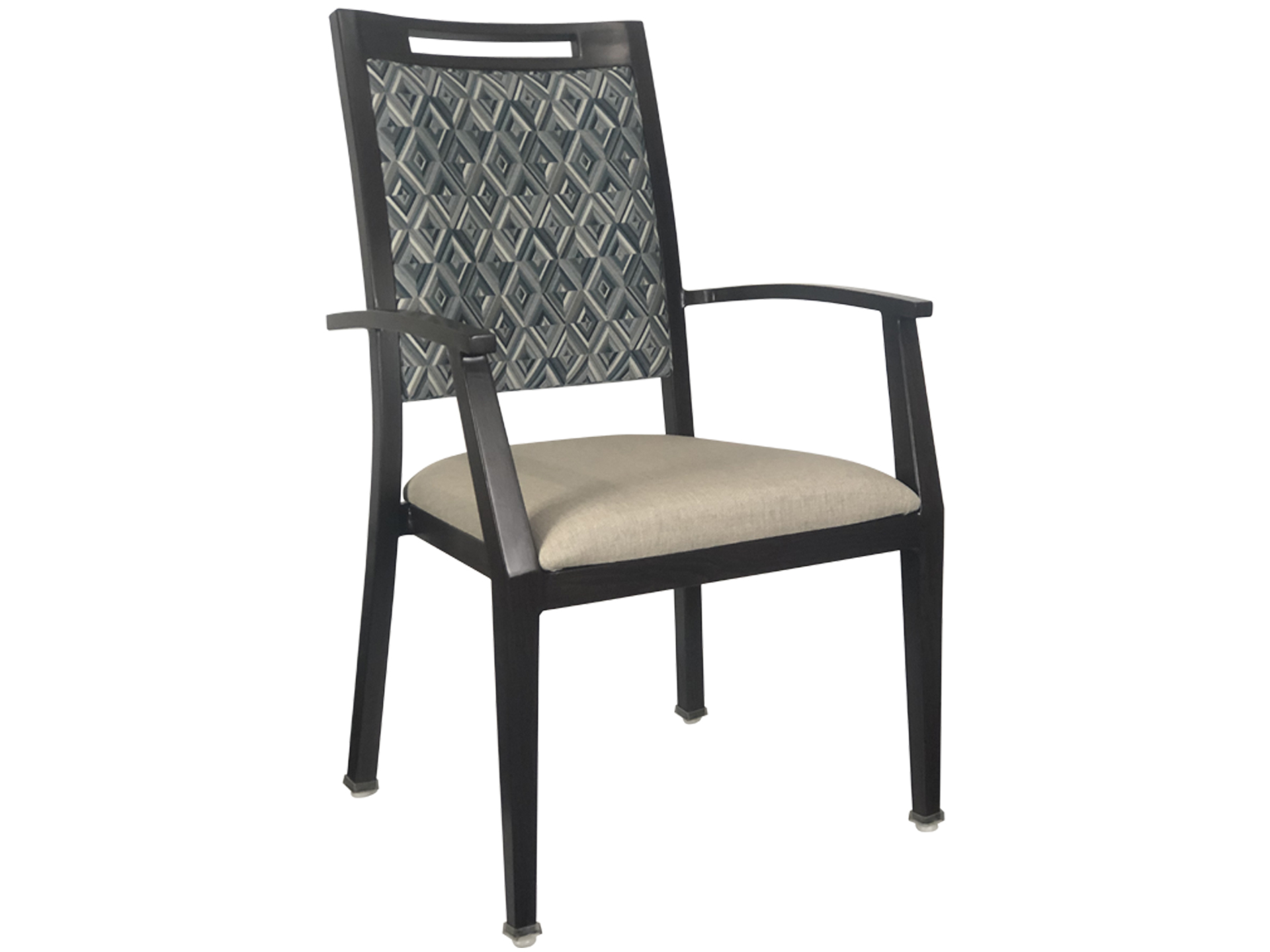 Aluminum Dining Armchair