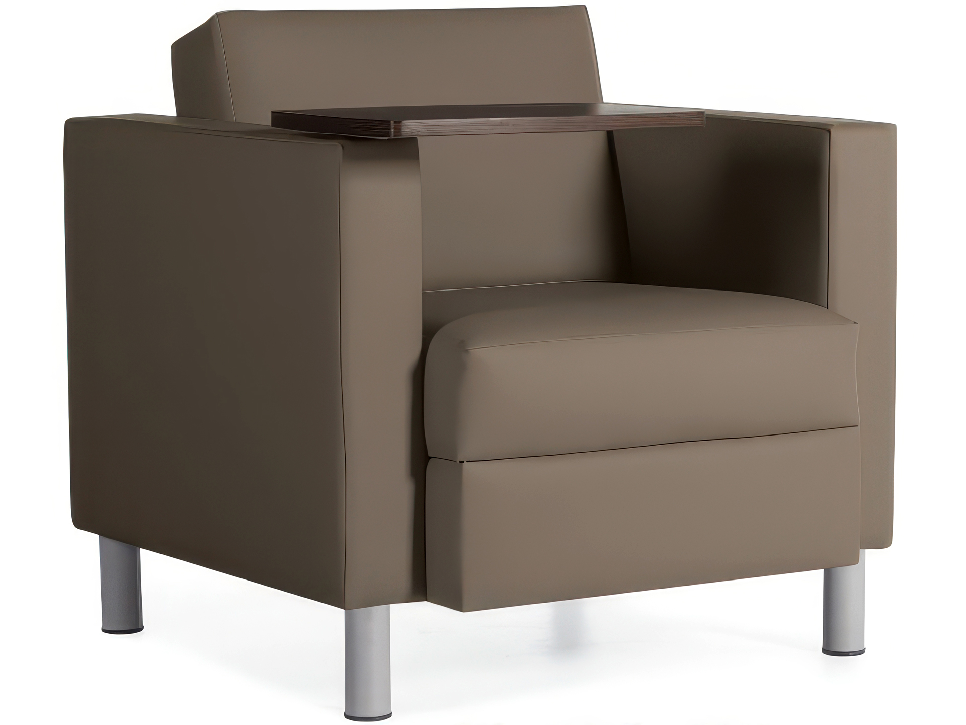 Cube Lounge Chair with Tablet Arm