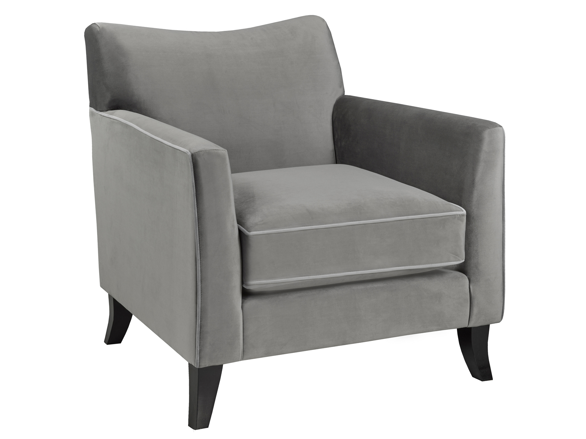 Lounge Chair with Piping Detail