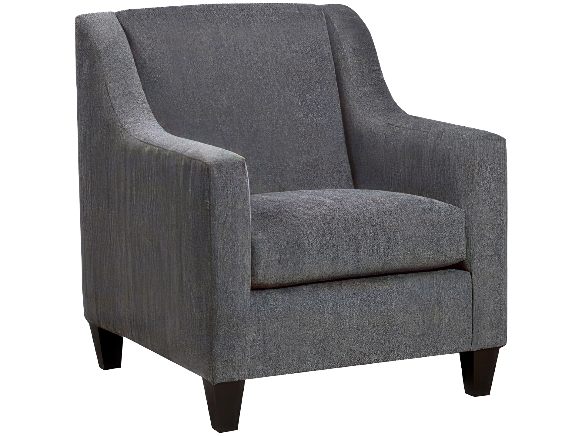 Slope-Arm Upholstered Lounge Chair