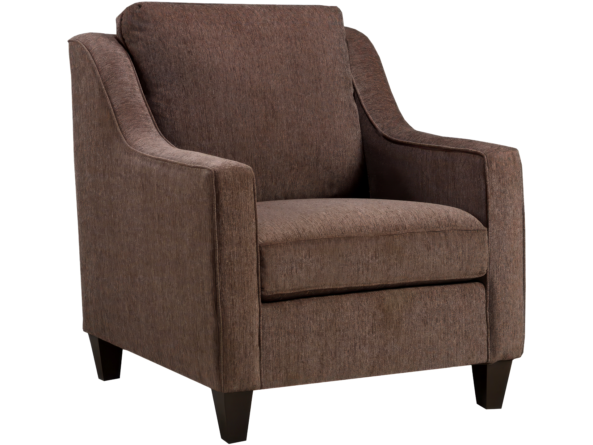 Slope-Arm Upholstered Lounge Chair